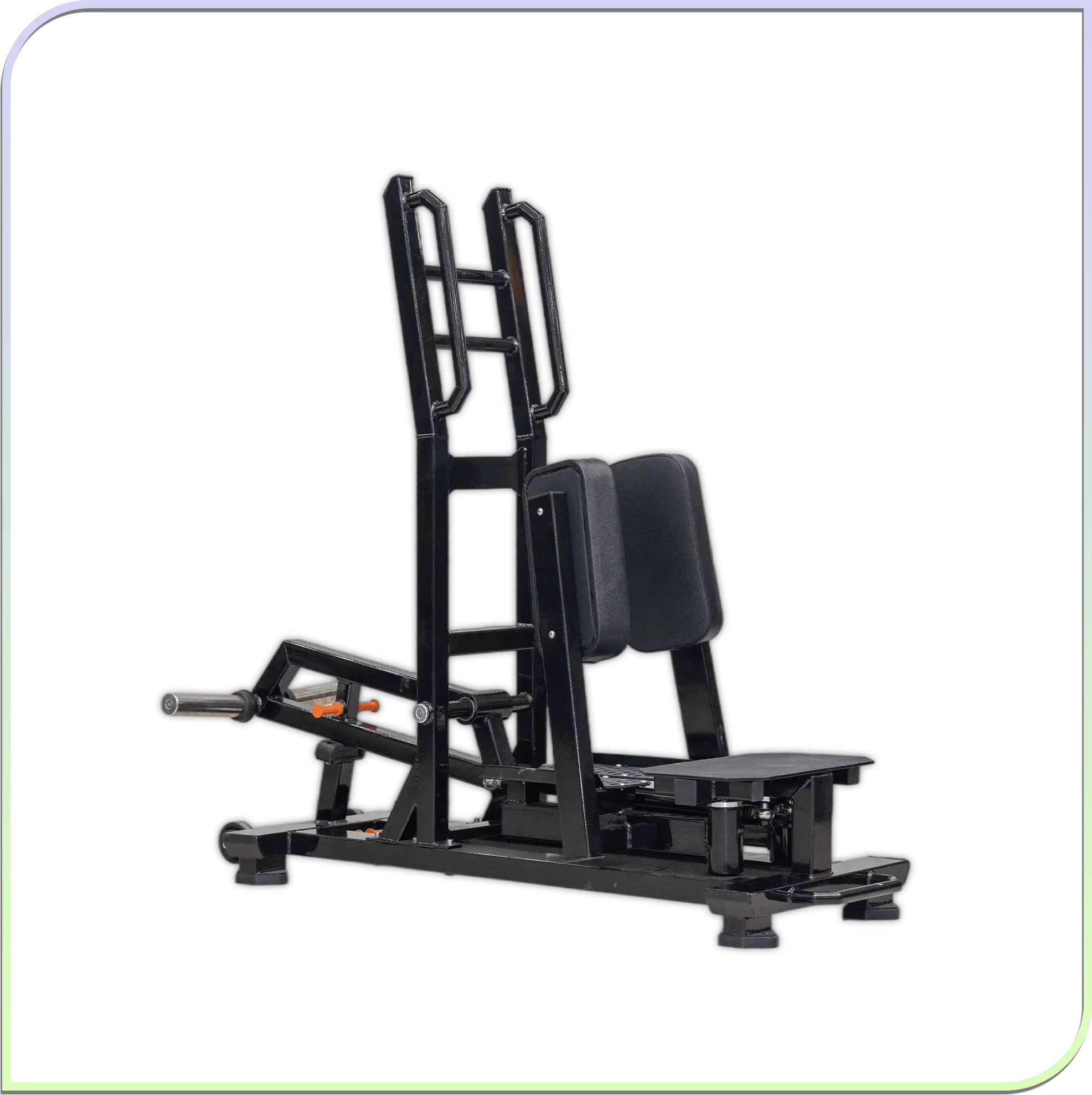 HuaVigor Standing Hip Abductor Machine Plate-Loaded Glute/Hamstring Trainer Adjustable Resistance Commercial-Grade Carbon